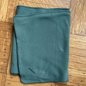 Patagonia fleece scarf - sage green